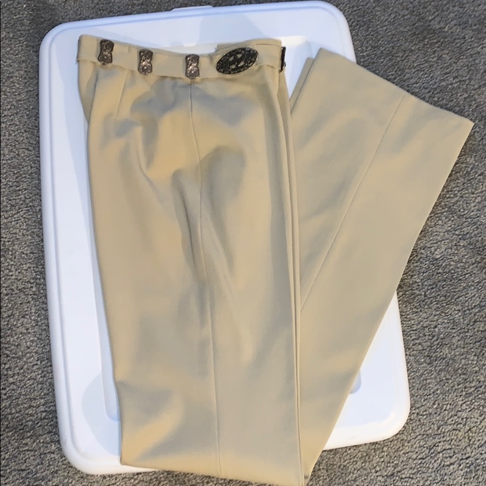 Beige dress pants